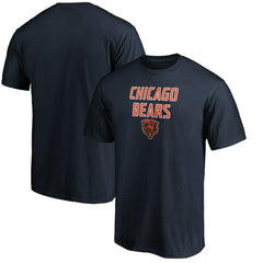 Chicago Bears Game Day Stack T-Shirt Navy