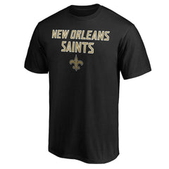 New Orleans Saints Game Day Stack T-Shirt Black