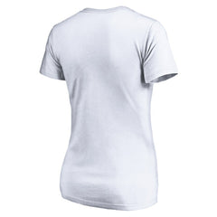 Los Angeles Chargers Women's Mascot In Bounds V-Neck T-Shirt White