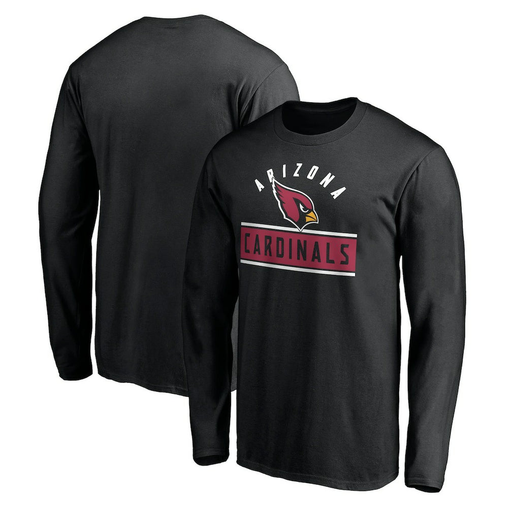Arizona Cardinals Team Arch Knockout Long Sleeve T-Shirt Black