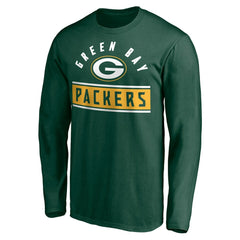 Green Bay Packers Team Arch Knockout Long Sleeve T-Shirt Green