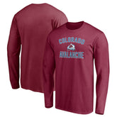 Colorado Avalanche Victory Arch Long Sleeve T-Shirt - Burgundy - NHL 200273621