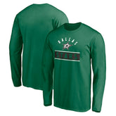 Dallas Stars Team Arch Knockout Long Sleeve T-Shirt - Kelly Green - NHL 200274455