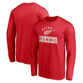 Detroit Red Wings Team Arch Knockout Long Sleeve T-Shirt - Red - NHL 200274456