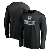 Los Angeles Kings Team Arch Knockout Long Sleeve T-Shirt - Black - NHL 200274458