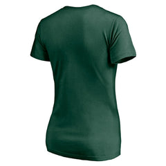 Minnesota Wild Women's Mascot In Bounds V-Neck T-Shirt - Green - NHL 200274542