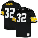 Mitchell & Ness Franco Harris Pittsburgh Steelers Big & Tall 1976 Legacy Retired Player Jersey Black