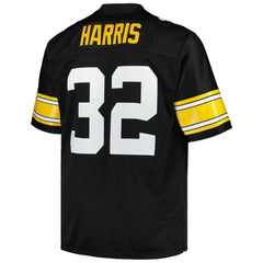Mitchell & Ness Franco Harris Pittsburgh Steelers Big & Tall 1976 Legacy Retired Player Jersey Black