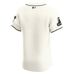 Arizona Diamondbacks Nike Home Elite Patch Jersey - White - Nike on Sale