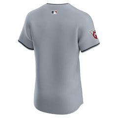 Cleveland Guardians Nike Alternate Vapor Premier Elite Patch Jersey - Gray - Nike Sale