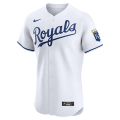 Kansas City Royals Nike Home Elite Jersey - White - Nike Online