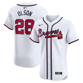 Matt Olson Atlanta Braves Nike Home Elite Player Jersey - White - Nike on Sale