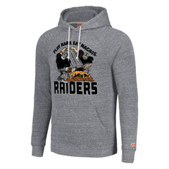 Las Vegas Raiders Homage Unisex NFL x Guy Fieri’s Flavortown Tri-Blend Pullover Hoodie Gray