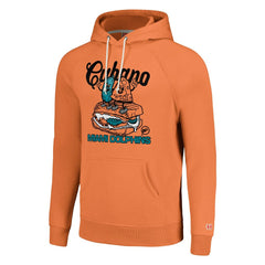 Miami Dolphins Homage Unisex NFL x Guy Fieri’s Flavortown Tri-Blend Pullover Hoodie Gray