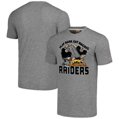 Las Vegas Raiders Homage Unisex NFL x Guy Fieri’s Flavortown Tri-Blend T-Shirt Gray