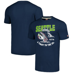 Seattle Seahawks Homage Unisex NFL x Guy Fieri’s Flavortown Tri-Blend T-Shirt Navy