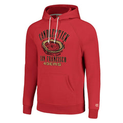 San Francisco 49ers Homage Unisex Hyperlocal Raglan Pullover Hoodie Scarlet
