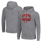 San Francisco 49ers Homage Unisex Hyperlocal Raglan Pullover Hoodie Gray