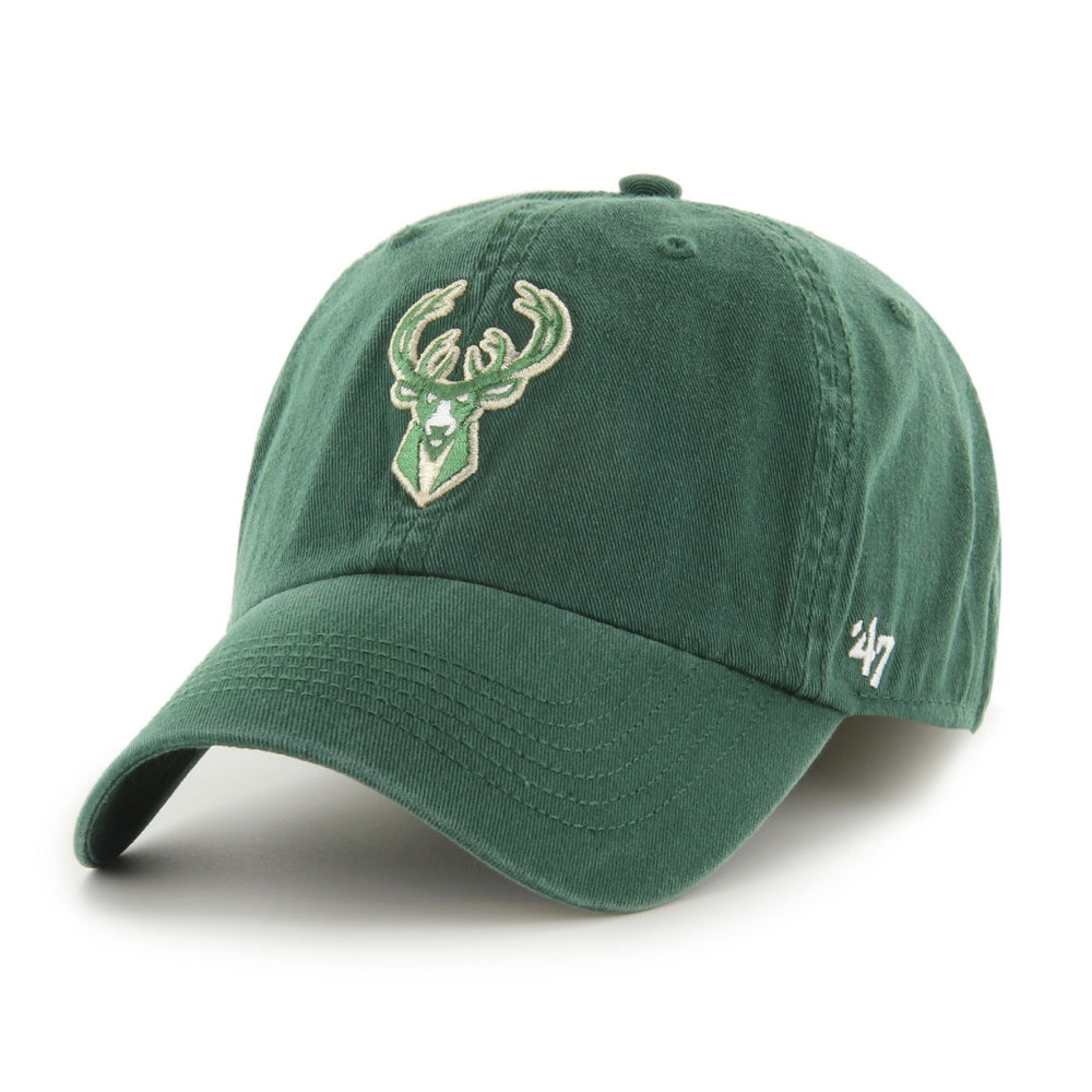 Milwaukee Bucks '47 Classic Franchise Fitted Hat Hunter Green | 47 brand for sale