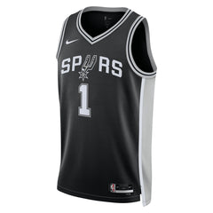 Victor Wembanyama San Antonio Spurs Unisex 2023 NBA Draft First Round Pick Swingman Jersey Icon Edition Black | Nike online