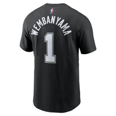 Victor Wembanyama San Antonio Spurs Icon 2022/23 Name & Number T-Shirt Black | Nike Near Me
