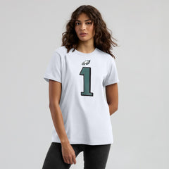 Nike Jalen Hurts Philadelphia Eagles Women's Player Name & Number T-Shirt White