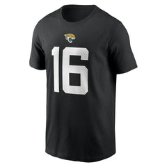 Nike Trevor Lawrence Jacksonville Jaguars Player Name & Number T-Shirt Black