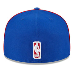 Philadelphia 76ers Piped & Flocked 59Fifty Fitted Hat Royal | New Era US