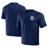 Fanatics Dallas Cowboys NFL x Darius Rucker Collection Washed Raglan Henley T-Shirt Navy