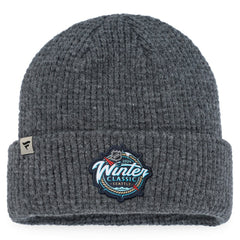 Vegas Golden Knights Fanatics 2024 NHL Winter Classic Fisherman Cuffed Knit Hat - Charcoal - NHL 200309756