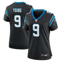 Nike Bryce Young Carolina Panthers Women's Team Game Jersey Black