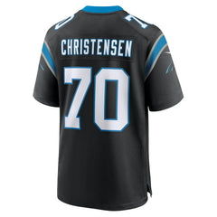 Nike Brady Christensen Carolina Panthers Team Game Jersey Black