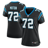 Nike Taylor Moton Carolina Panthers Women's Team Game Jersey Black