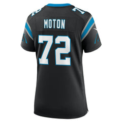 Nike Taylor Moton Carolina Panthers Women's Team Game Jersey Black