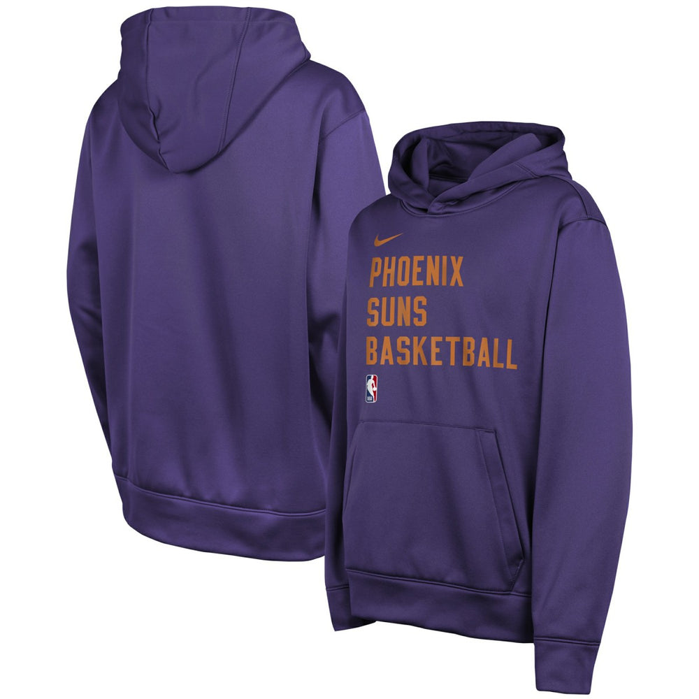 Phoenix Suns Youth Spotlight Performance Pullover Hoodie Purple | Nike