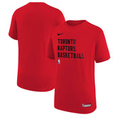 Toronto Raptors Youth Essential Practice T-Shirt Red | Nike Lifestyle