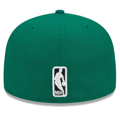 Boston Celtics Rally Drive Checkerboard 59FIFTY Crown Fitted Hat Kelly Green | New Era US