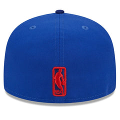 Philadelphia 76ers Rally Drive Checkerboard 59FIFTY Crown Fitted Hat Royal | New Era for sale