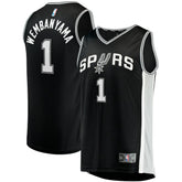 Victor Wembanyama San Antonio Spurs Fast Break Replica Jersey Icon Edition Black | Fanatics Near Me