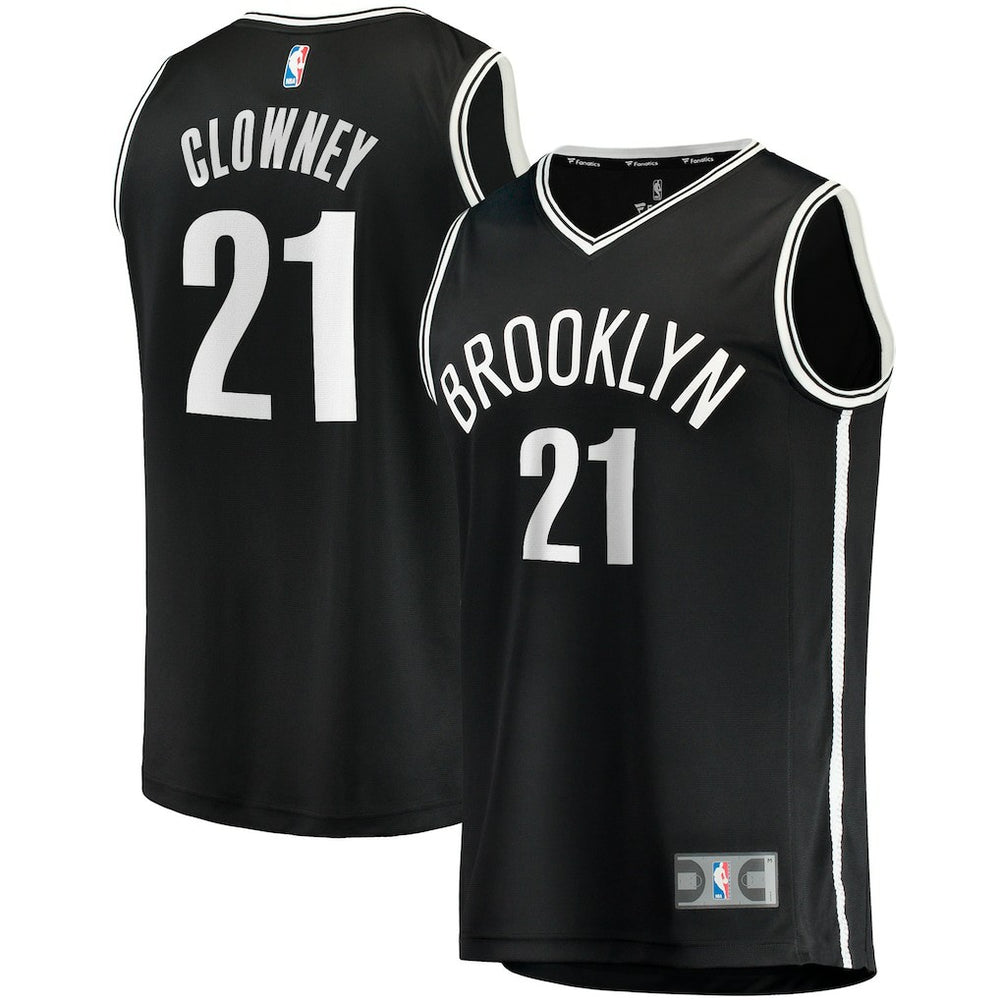 Noah Clowney Brooklyn Nets Fast Break Replica Jersey Icon Edition Black | Fanatics outlet