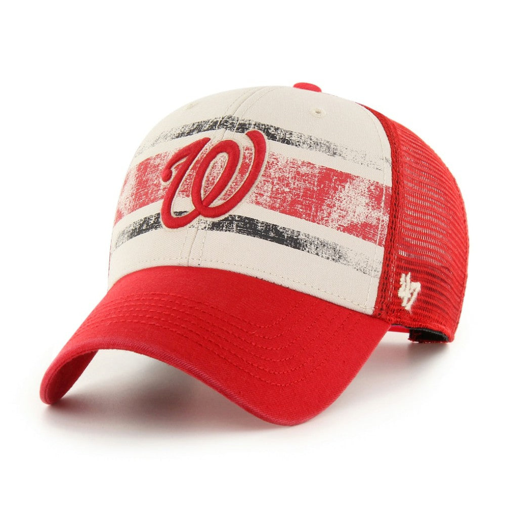 Washington Nationals '47 Breakout MVP Trucker Adjustable Hat - Red - 47 brand Lifestyle