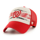 Washington Nationals '47 Breakout MVP Trucker Adjustable Hat - Red - 47 brand Lifestyle