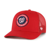 Washington Nationals '47 Unveil Trucker Adjustable Hat - Red - 47 brand Discount
