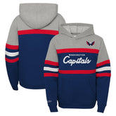Washington Capitals Mitchell & Ness Youth Head Coach Pullover Hoodie - Gray - NHL 200317941