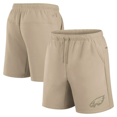 Fanatics Philadelphia Eagles Unisex Elements Super Soft Fleece Shorts Khaki