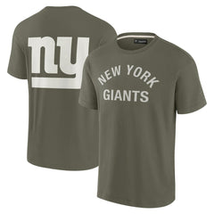 Fanatics New York Giants Unisex Elements Super Soft Short Sleeve T-Shirt Olive