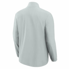 Fanatics Los Angeles Chargers Front Office Micro Tonal Quarter-Zip Pullover Gray