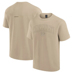 Fanatics Cincinnati Bengals Unisex Elements Heavyweight Tri-Blend T-Shirt Khaki