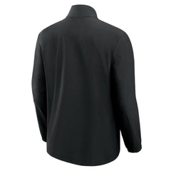 Fanatics New York Jets Front Office Micro Tonal Quarter-Zip Pullover Black