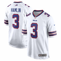Nike Damar Hamlin Buffalo Bills Game Jersey White